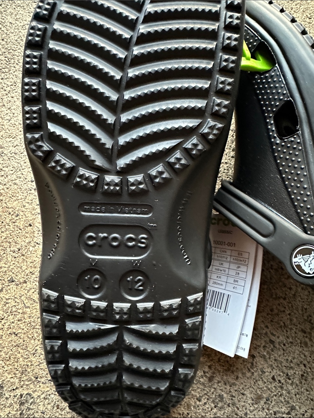 New adult Crocs black Classic Clogs - Black - Picture 4 of 5